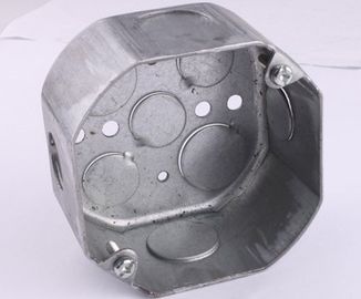 TOPELE 54171, 4 ′′ scatole di condotti elettrici galvanizzati in acciaio ottagonale, 2/8&quot; di profondità, 1/2 pollice Knockou