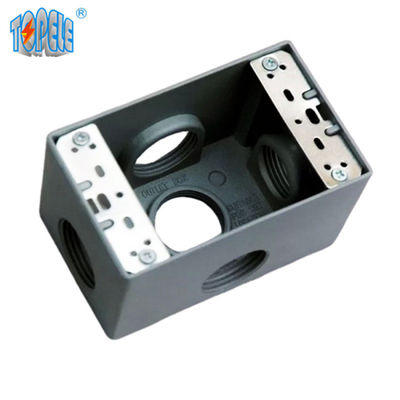 Alluminio elencato UL 4x2 una scatola di distribuzione resistente alle intemperie del gruppo grigia
